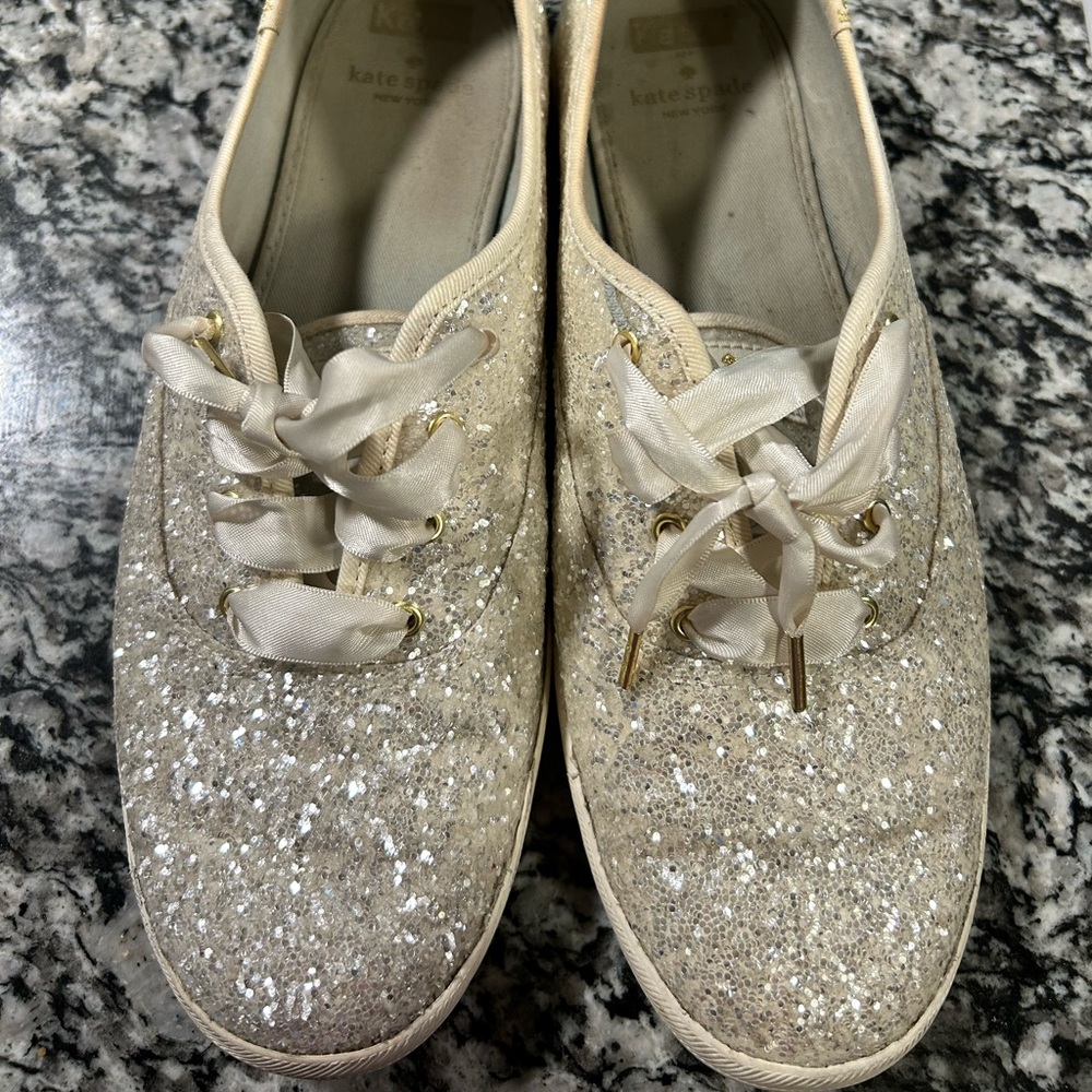 Kate Spade glitter keds